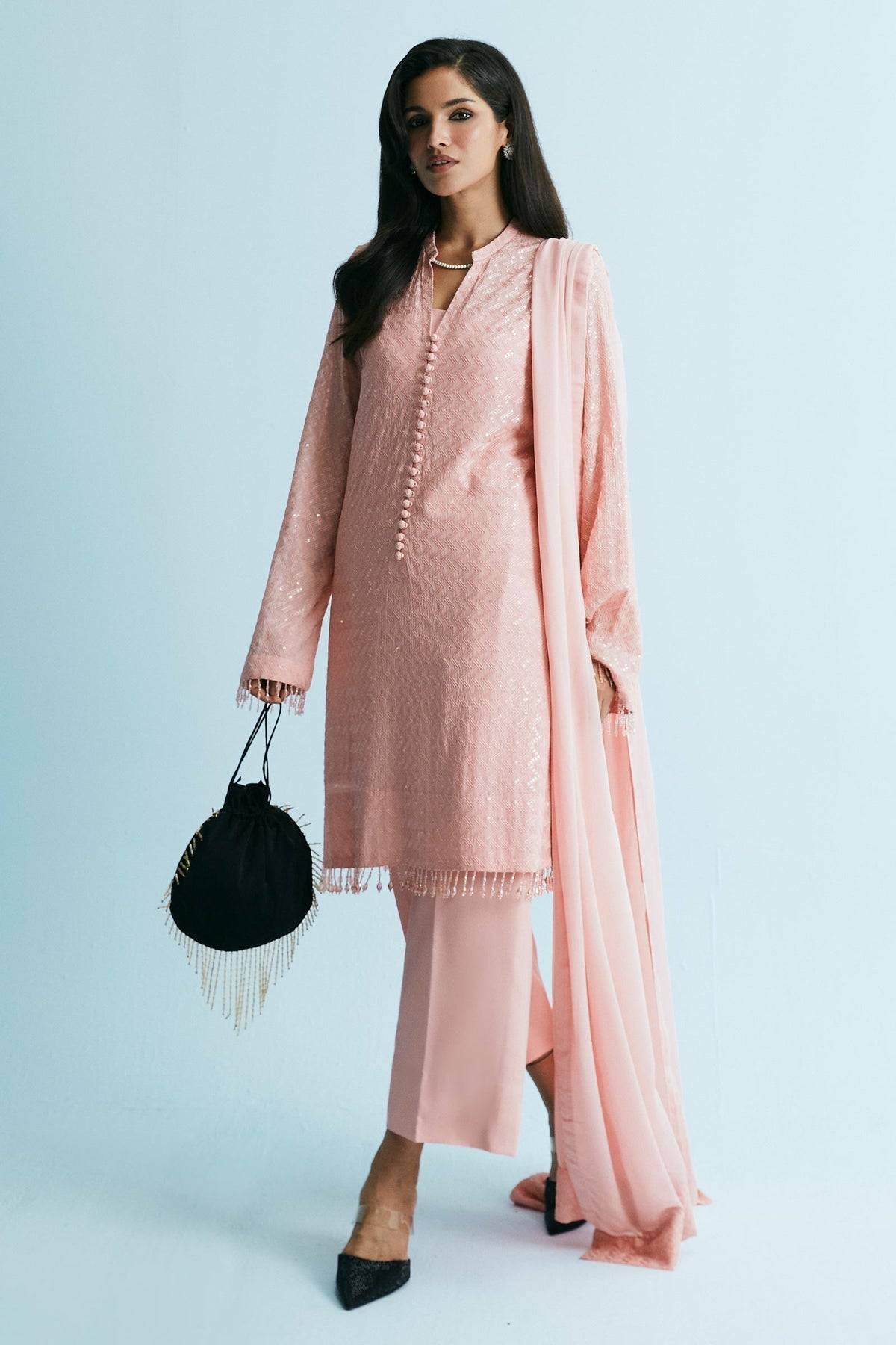 Zara Shahjahan | Festive Eid 24 | ZC-2044 - Pakistani Designer Dress - by Zara Shahjahan | Type: Formal - 100% Original at Saira Sultan