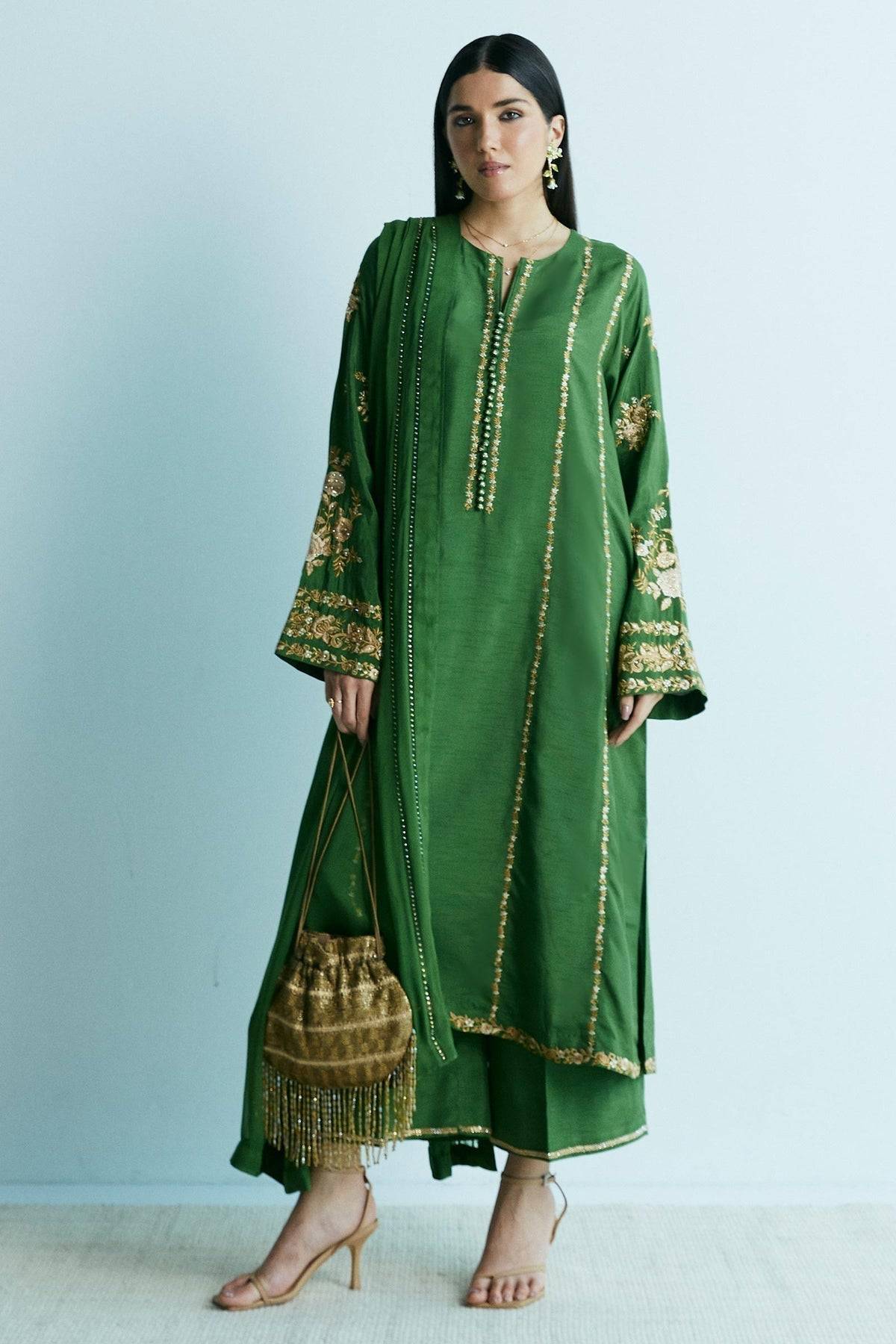 Zara Shahjahan | Festive Eid 24 | ZC-2025 - Pakistani Designer Dress - by Zara Shahjahan | Type: Formal - 100% Original at Saira Sultan