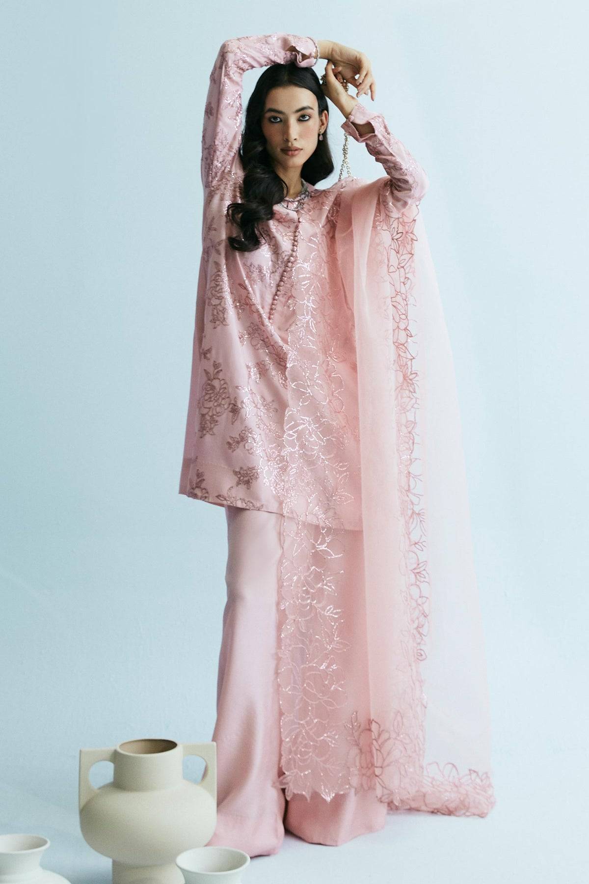 Zara Shahjahan | Festive Eid 24 | ZC-2021 - Pakistani Designer Dress - by Zara Shahjahan | Type: Formal - 100% Original at Saira Sultan