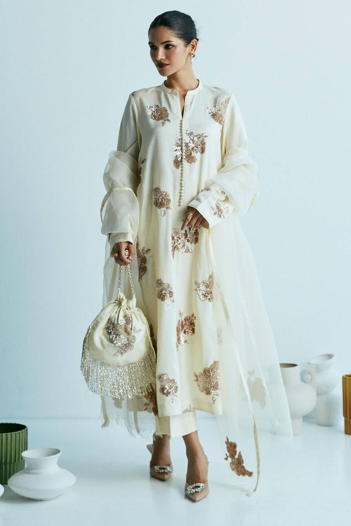 Zara Shahjahan | Festive Eid 24 | ZC-2032 - Pakistani Designer Dress - by Zara Shahjahan | Type: Formal - 100% Original at Saira Sultan