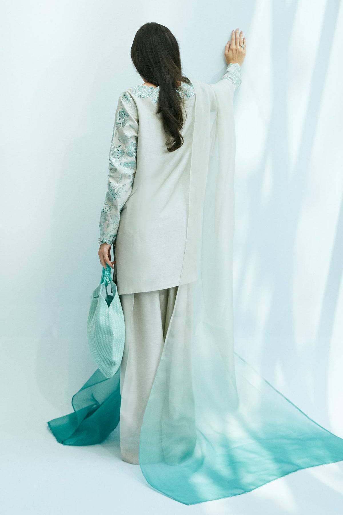 Zara Shahjahan | Festive Eid 24 | ZC-2034 - Pakistani Designer Dress - by Zara Shahjahan | Type: Formal - 100% Original at Saira Sultan