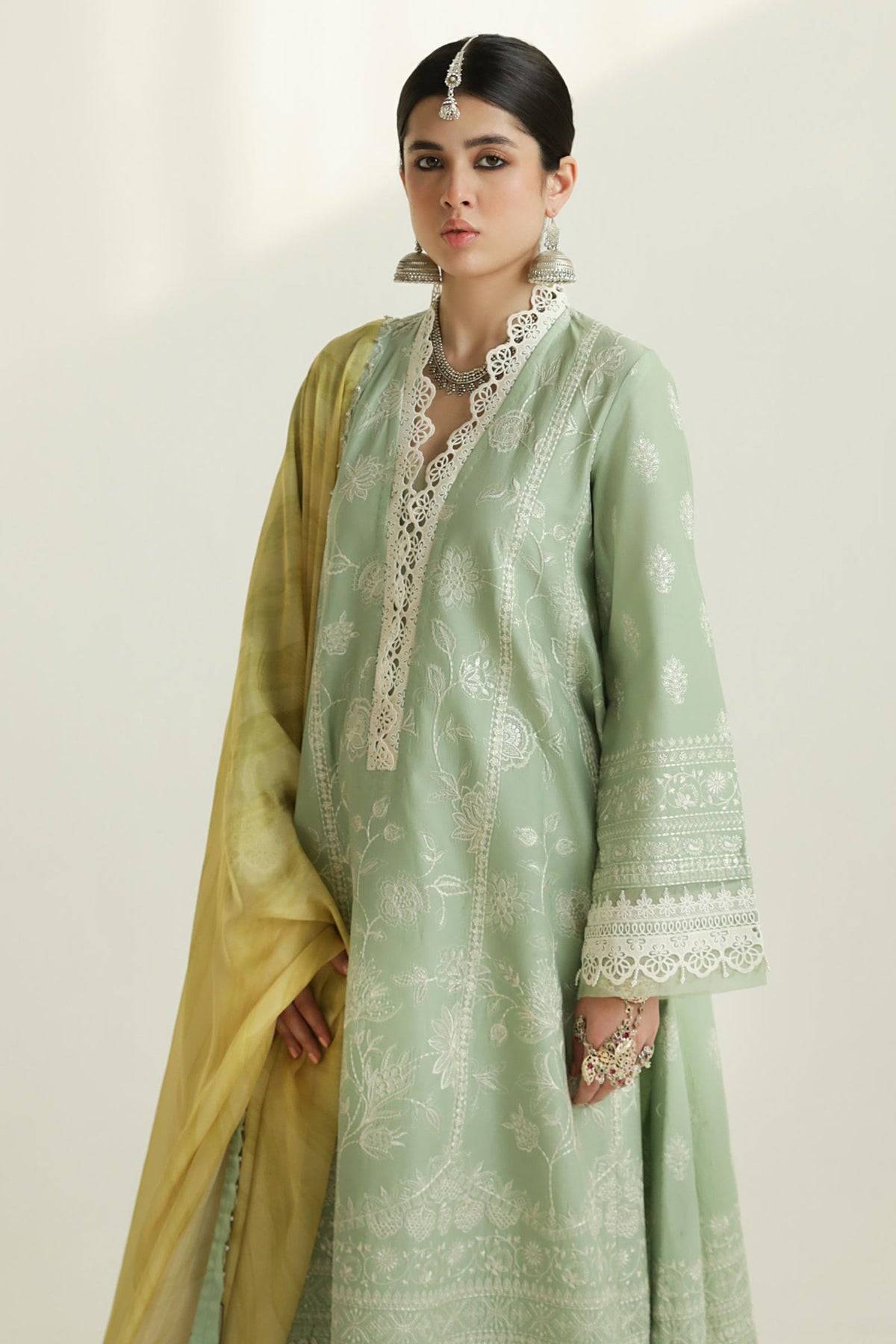 Zara Shahjahan | Luxury Lawn 24 | MAHI-1B - Pakistani Designer Dress - by Zara Shahjahan | Type: Luxury - 100% Original at Saira Sultan