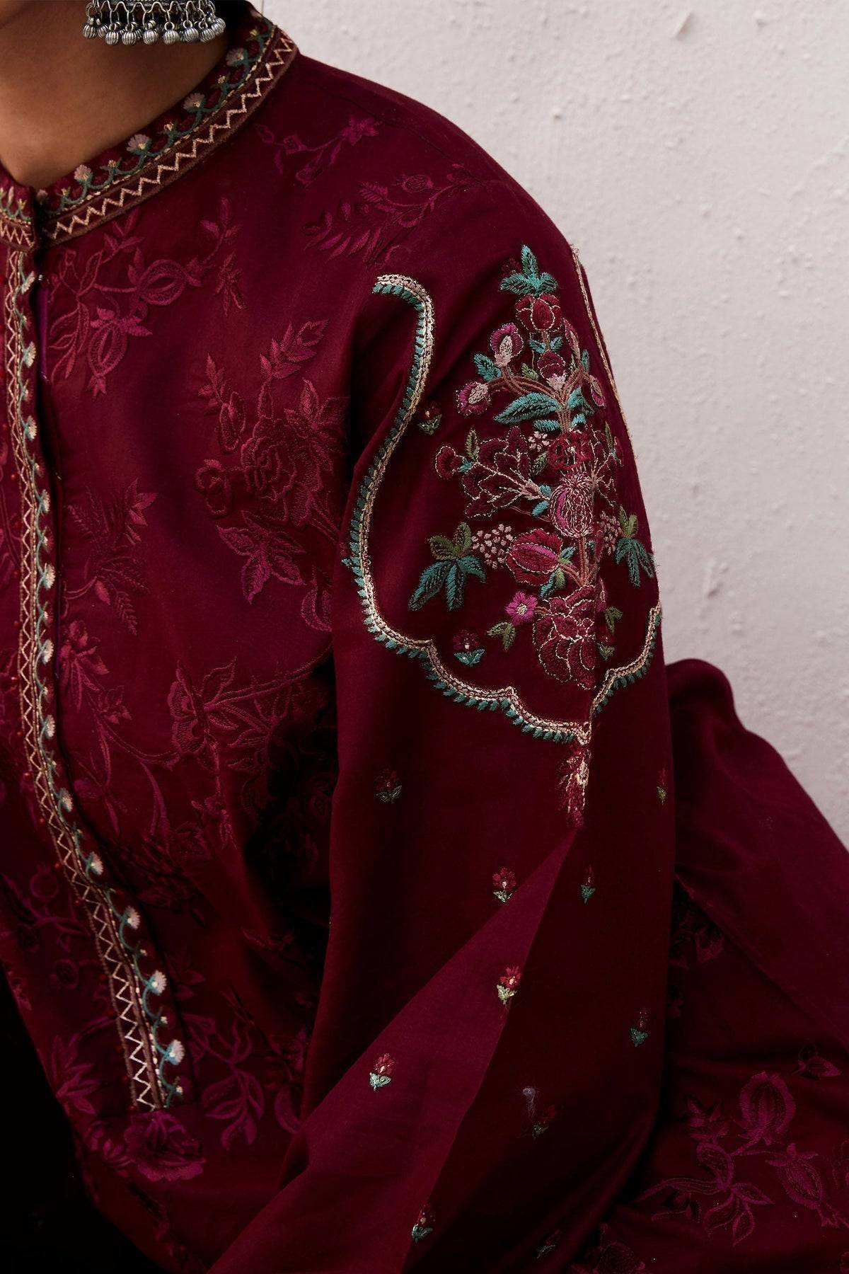 Zara Shahjahan | Luxury Lawn 24 | PARSA-9A - Pakistani Designer Dress - by Zara Sahjahan | Type: Luxury - 100% Original at Saira Sultan