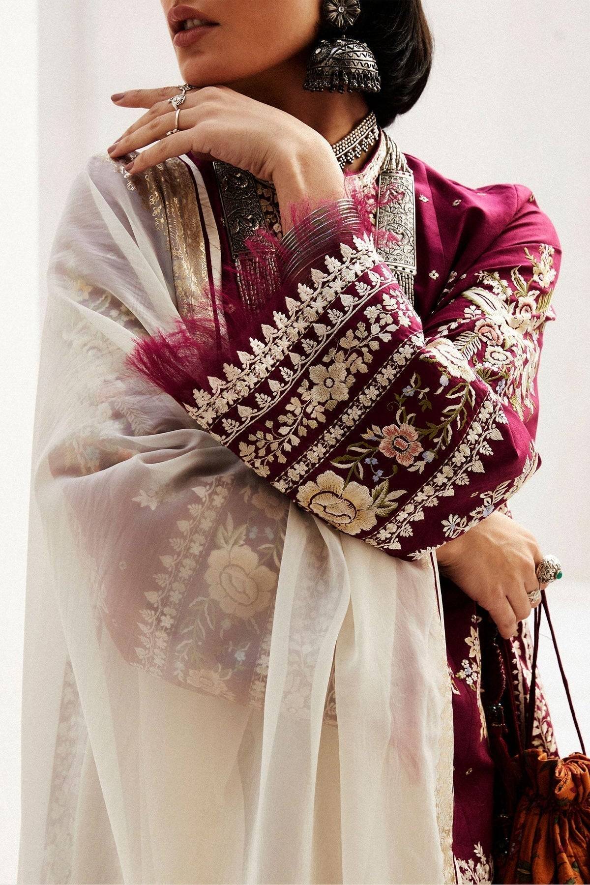 Zara Shahjahan | Luxury Lawn 24 | SIFFA-4A - Pakistani Designer Dress - by Zara Shahjahan | Type: Luxury - 100% Original at Saira Sultan