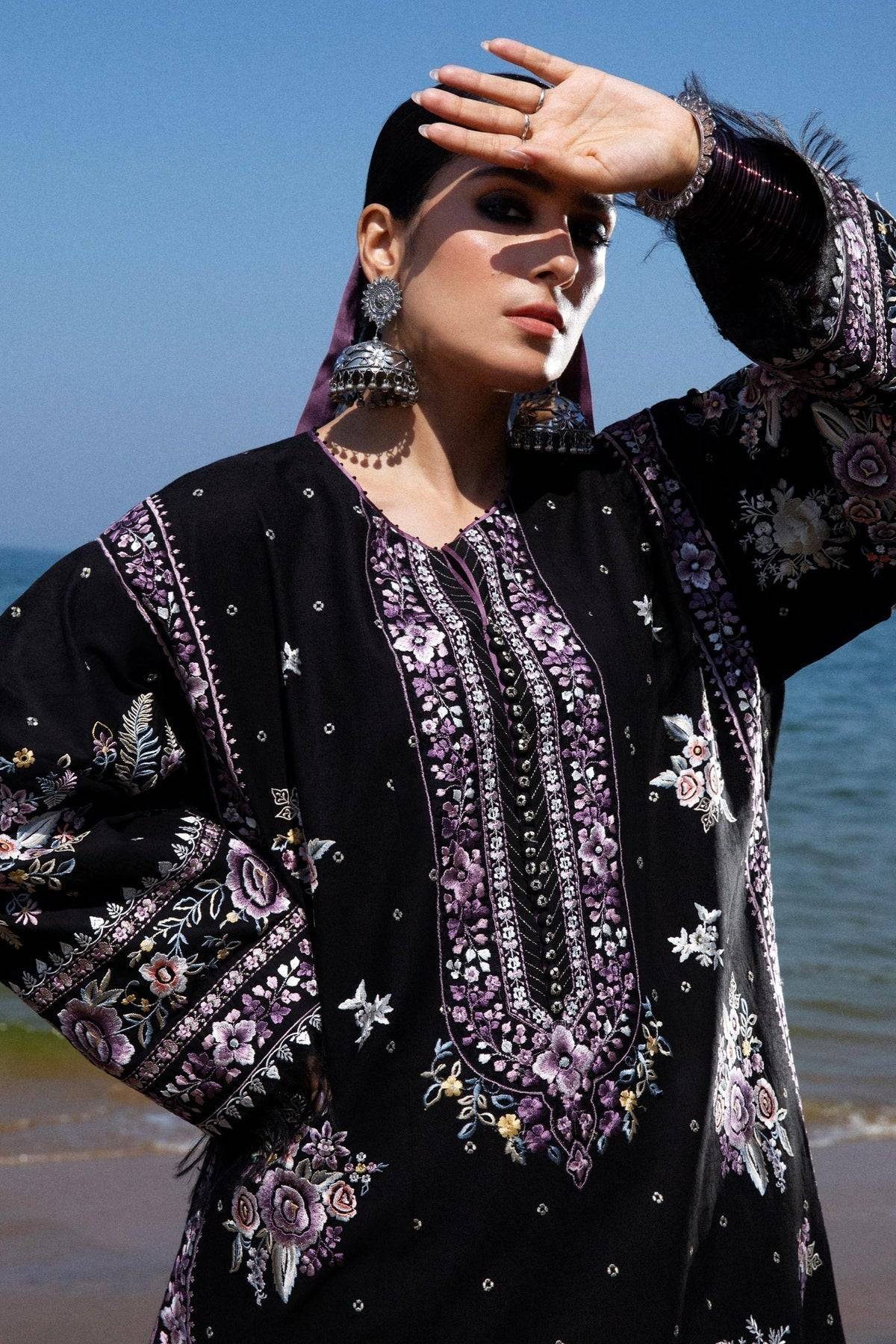 Zara Shahjahan | Luxury Lawn 24 | SIFFA-4B - Pakistani Designer Dress - by Zara Shahjahan | Type: Luxury - 100% Original at Saira Sultan