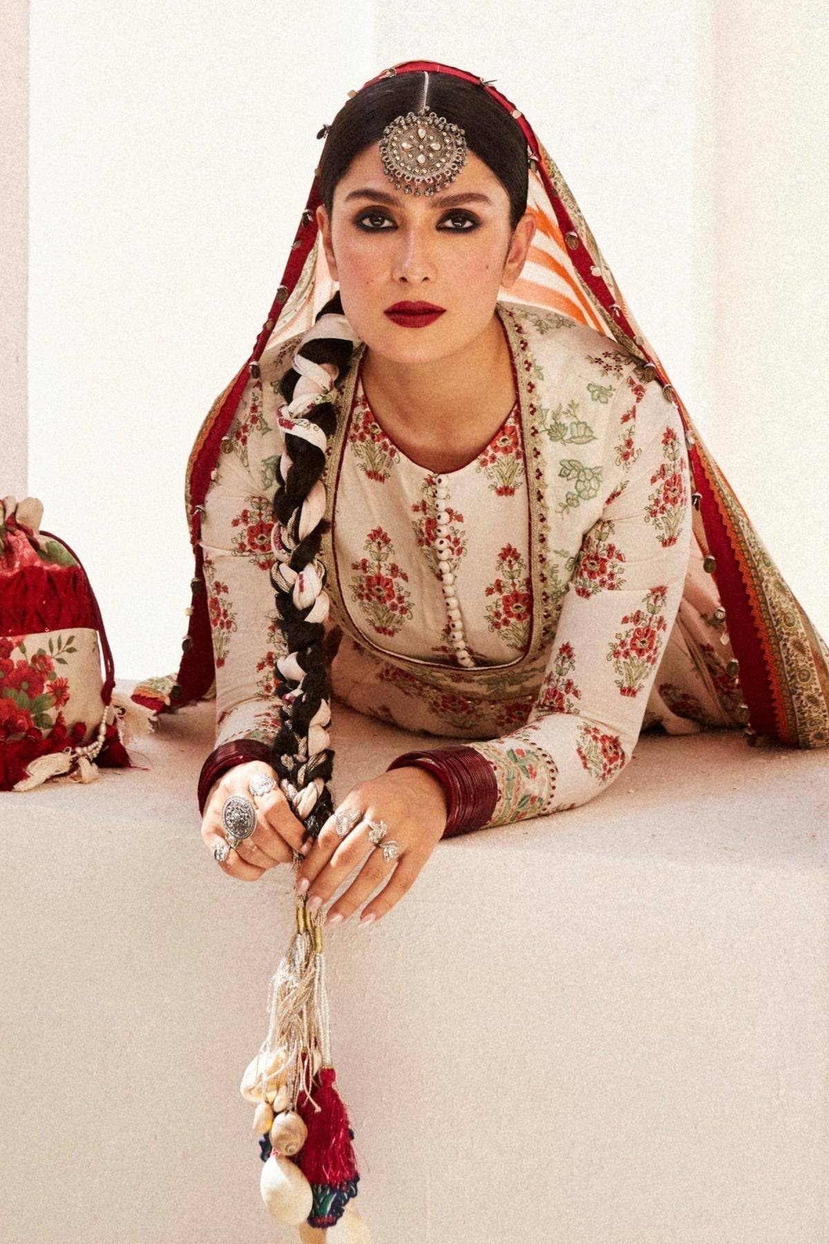 Zara Shahjahan | Luxury Lawn 24 | ANARKALI-11B - Pakistani Designer Dress - by Zara Sahjahan | Type: Luxury - 100% Original at Saira Sultan