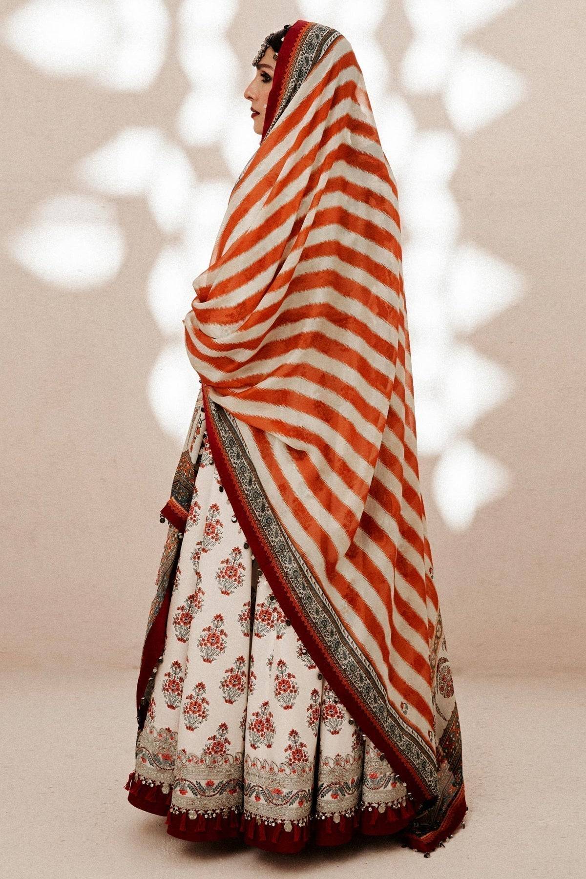Zara Shahjahan | Luxury Lawn 24 | ANARKALI-11B - Pakistani Designer Dress - by Zara Sahjahan | Type: Luxury - 100% Original at Saira Sultan