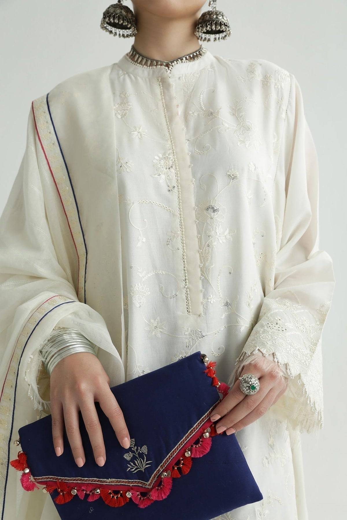 Zara Shahjahan | Luxury Lawn 24 | DEENA-12B - Pakistani Designer Dress - by Zara shahjahan | Type: Luxury - 100% Original at Saira Sultan