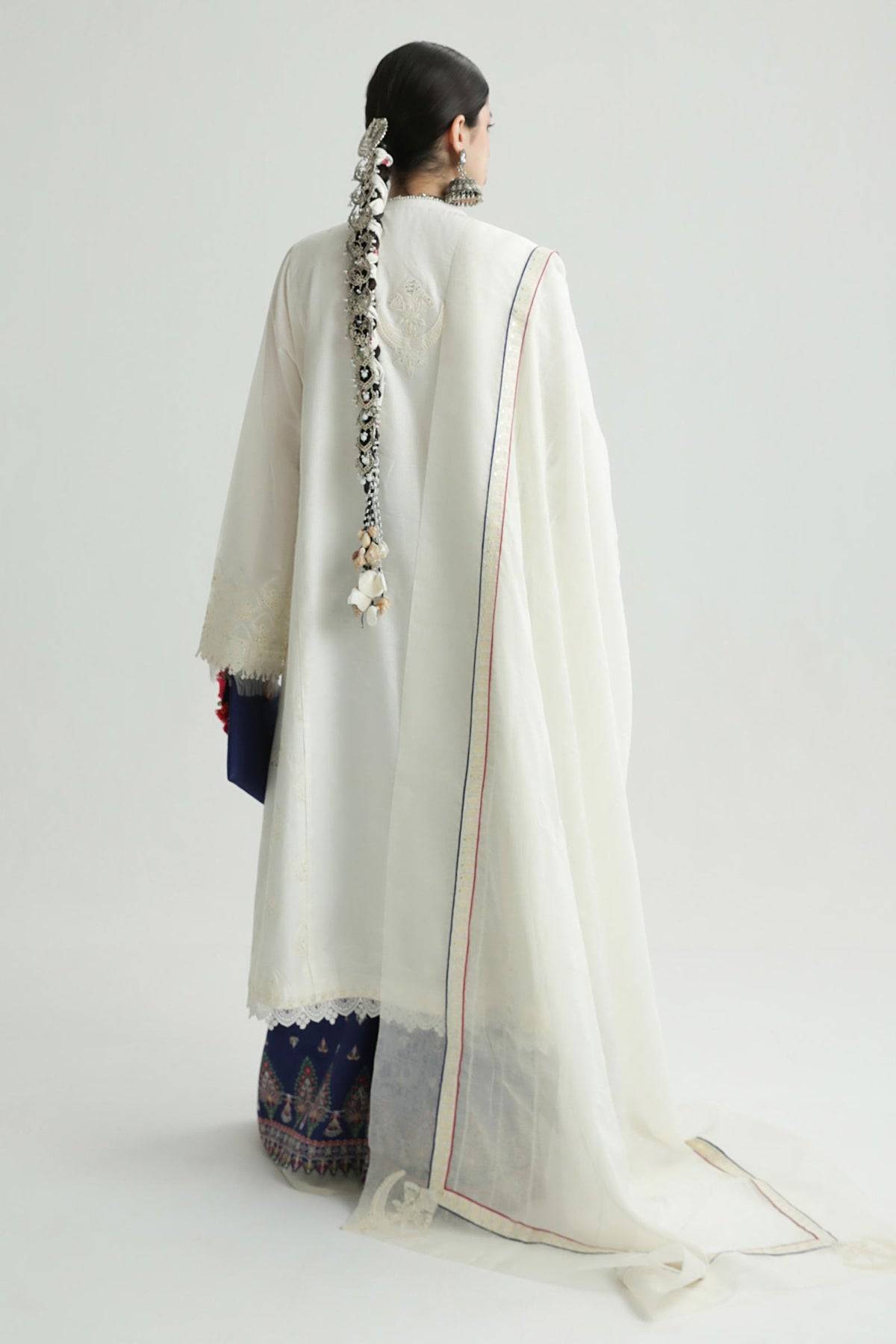 Zara Shahjahan | Luxury Lawn 24 | DEENA-12B - Pakistani Designer Dress - by Zara shahjahan | Type: Luxury - 100% Original at Saira Sultan