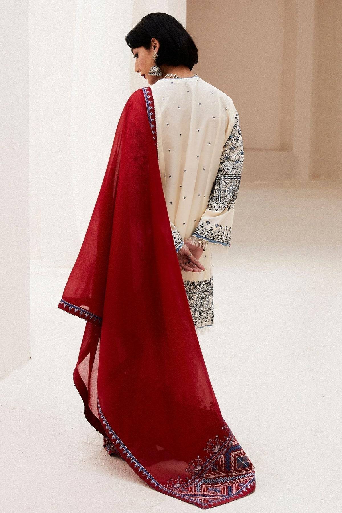 Zara Shahjahan | Luxury Lawn 24 | DIYA-2A - Pakistani Designer Dress - by Zara Shahjahan | Type: Luxury - 100% Original at Saira Sultan