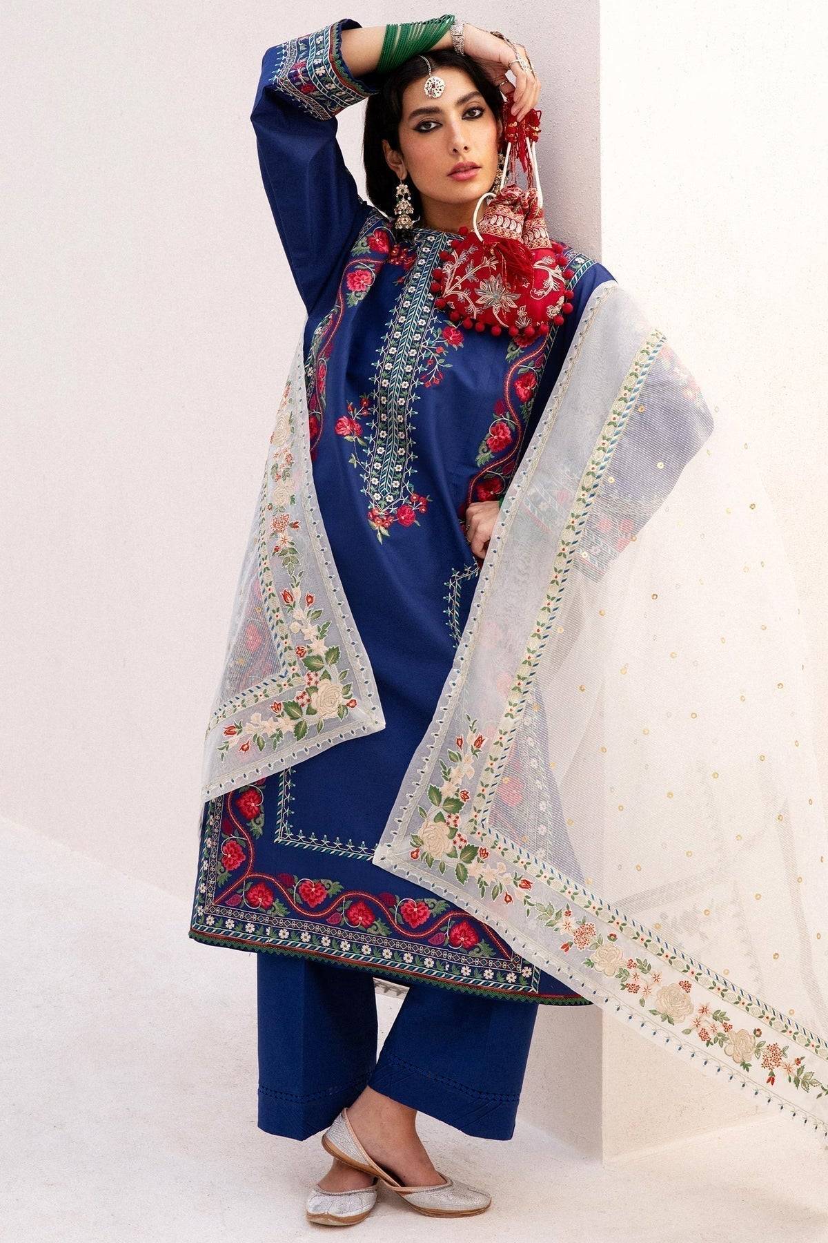 Zara Shahjahan | Luxury Lawn 24 | JIYA-6B - Pakistani Designer Dress - by Zara Shahjahan | Type: Luxury - 100% Original at Saira Sultan