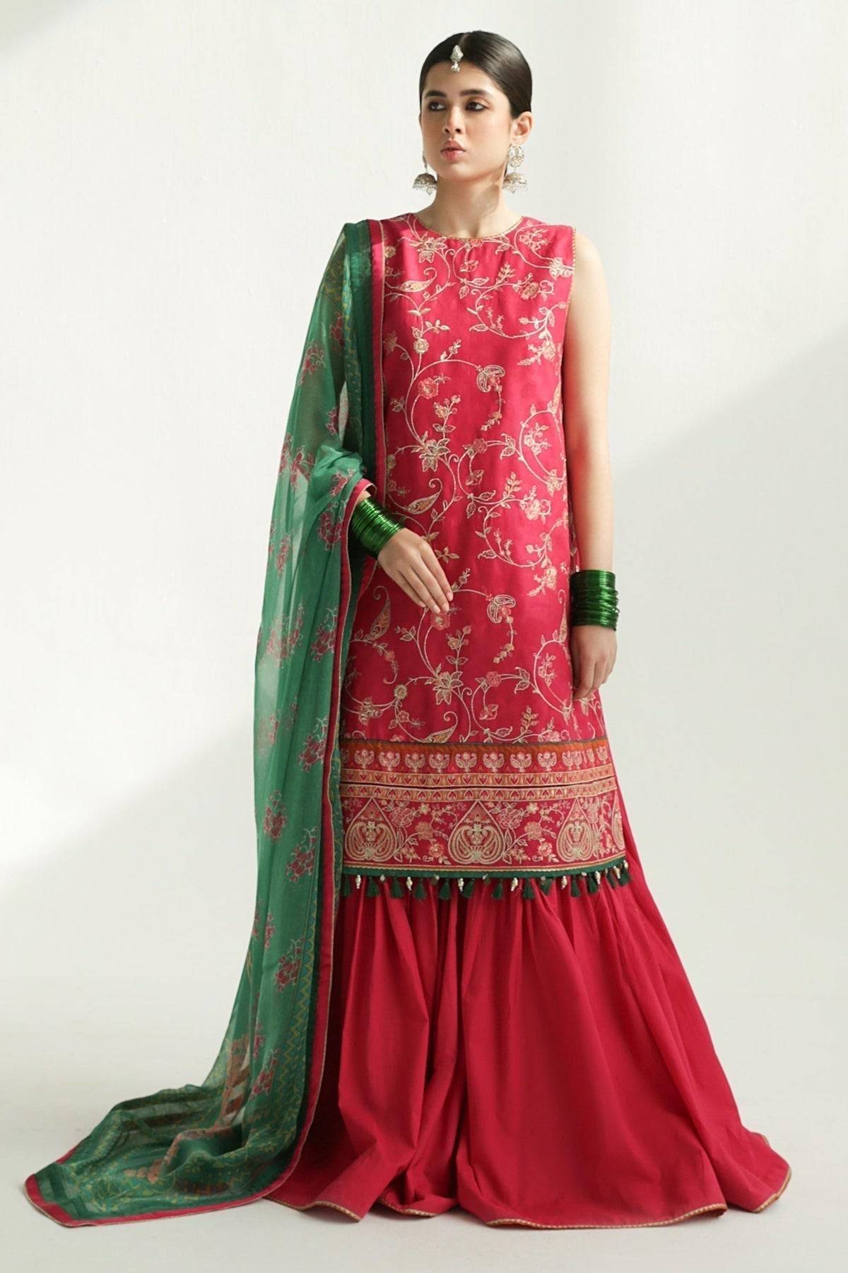 Zara Shahjahan | Luxury Lawn 24 | KORINA-3B - Pakistani Designer Dress - by Zara Shahjahan | Type: Luxury - 100% Original at Saira Sultan