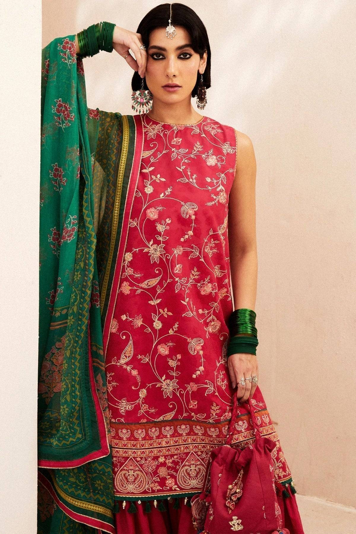Zara Shahjahan | Luxury Lawn 24 | KORINA-3B - Pakistani Designer Dress - by Zara Shahjahan | Type: Luxury - 100% Original at Saira Sultan