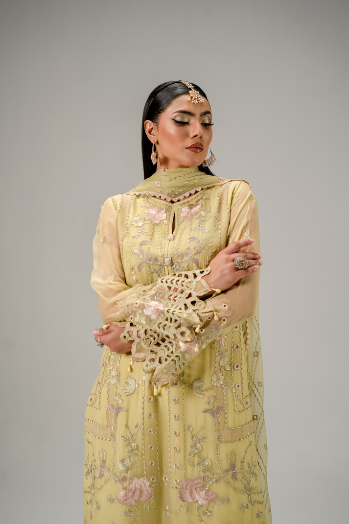 Zebtan | Aura Formals | AR-03 L Lime Yellow