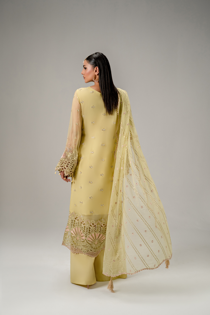 Zebtan | Aura Formals | AR-03 S Lime Yellow