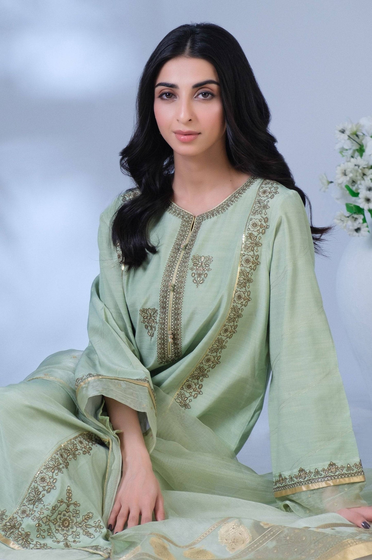 Zeen | Summer Collection 24 | 33227 - Pakistani Designer Dress - by Zeen | Type: Luxury - 100% Original at Saira Sultan