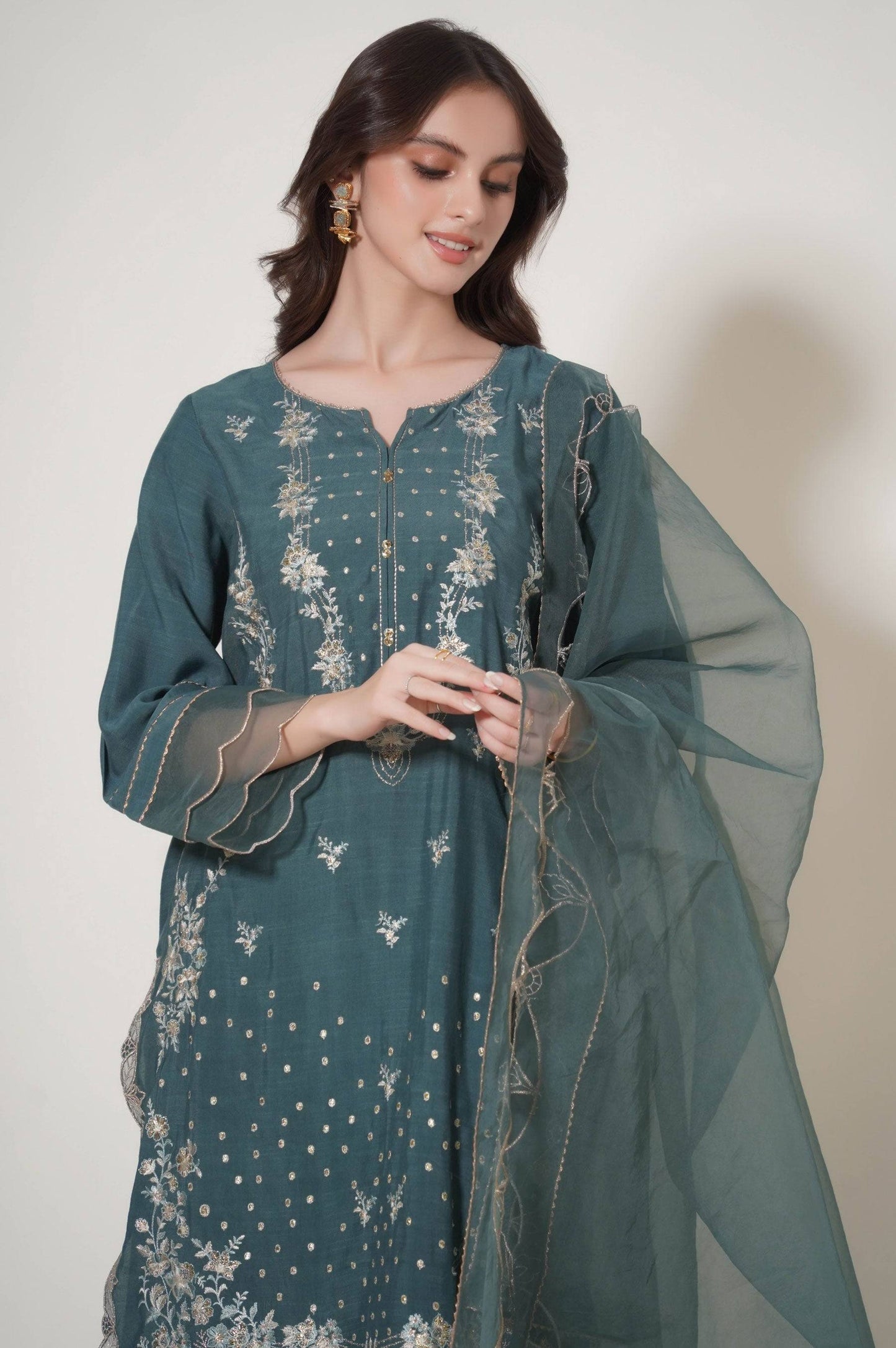 Zeen | Summer Collection 24 | 33238 - Pakistani Designer Dress - by Zeen | Type: Luxury - 100% Original at Saira Sultan