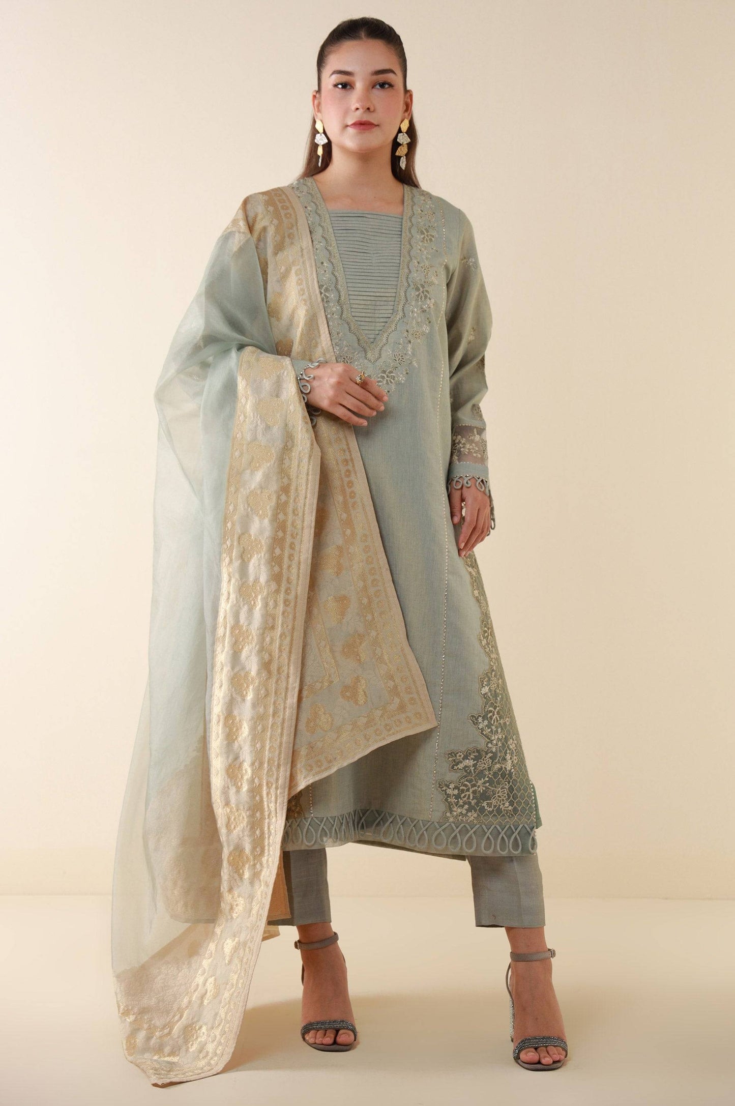 Zeen | Summer Collection 24 | 34111 - Pakistani Designer Dress - by Zeen | Type: Luxury - 100% Original at Saira Sultan