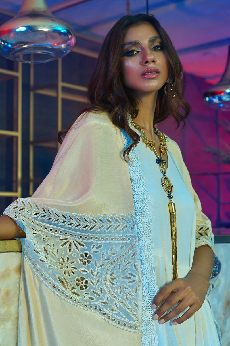 Wardha Saleem | Luxury Pret Fusion Wear | EMPRESS €“ DRAPE M Skin Female