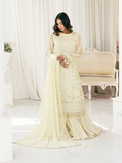 Salitex | Signature Festive Chiffon | SUNS7CH038UT XL Cream Chiffon