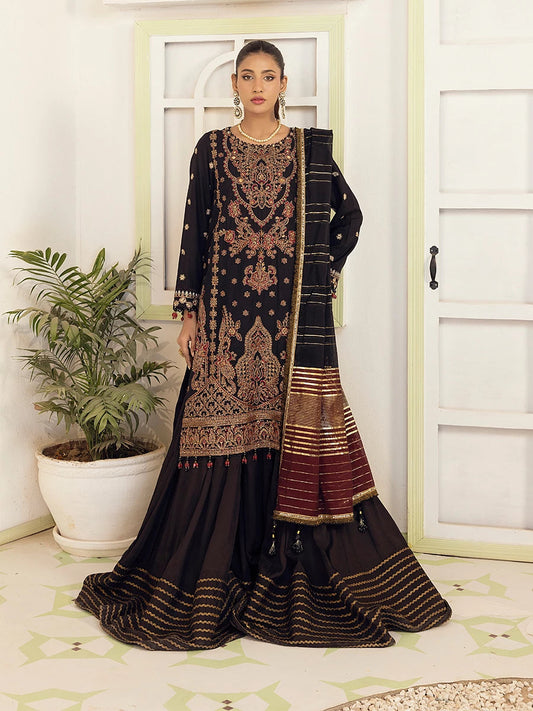 Salitex | Signature Festive Chiffon | SUNW6NO003UT XS Black Cotton Silk