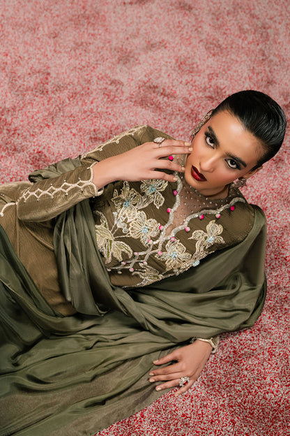 Haute Form | Rose Winter Plush | Honey Glow XL Dull Brown Velvet