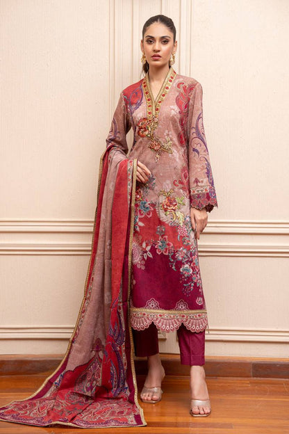 Shamaeel Ansari | Gulrang Lawn | LP-06 - Pakistani Designer Dress - by Shamaeel Ansari - Type : Ladies Clothes - 100% Original at Saira Sultan