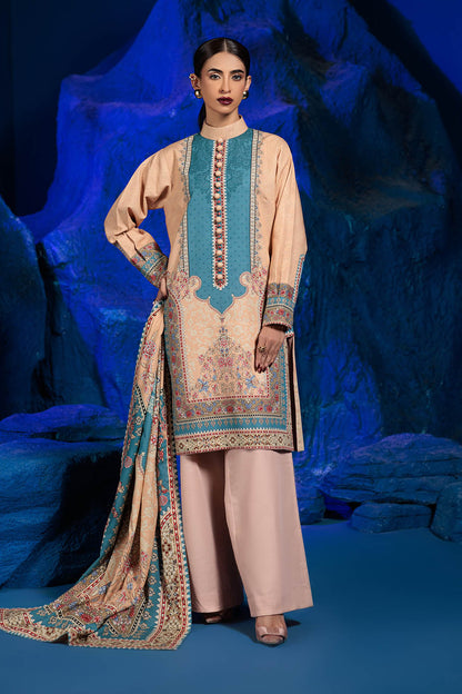 Bonanza Satrangi | Rehber 3 Pc (1W24P3P298) Peach