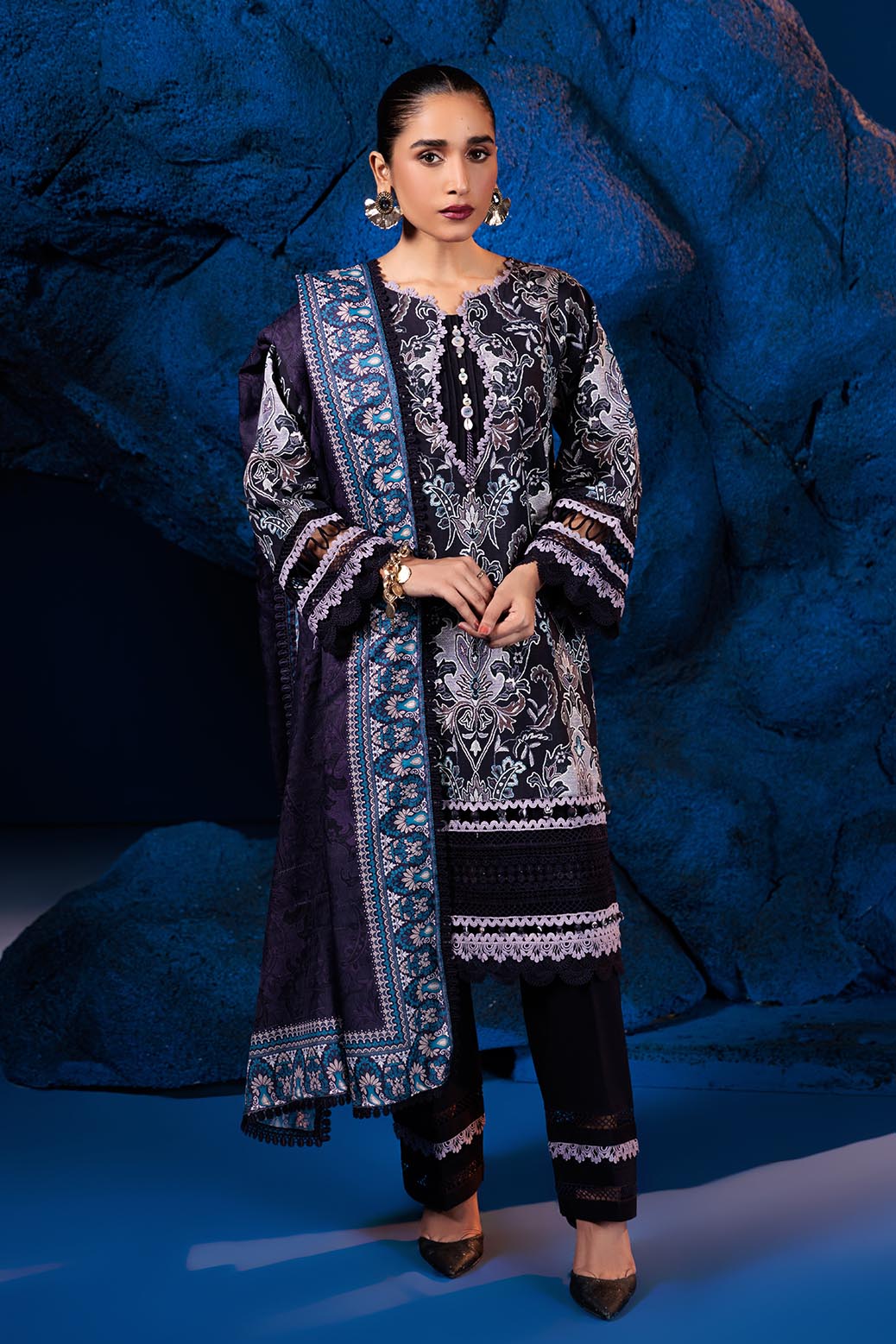 Bonanza Satrangi | Gothic Grape 3 Pc (2W24P3P259)