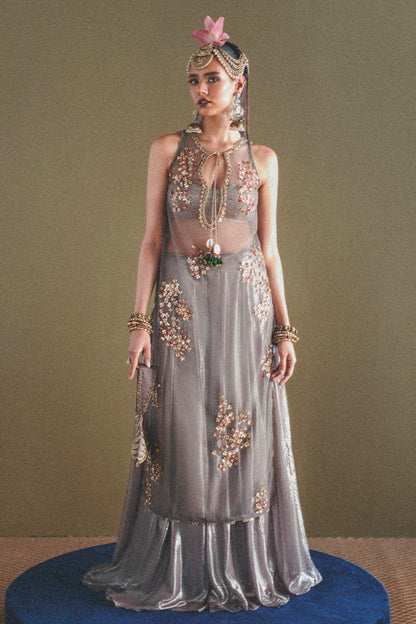 Haute Form I Dastaan Luxury Formals I Chamkeeli - Pakistani Designer Dress - by Haute Form - Type : Ladies Clothes - 100% Original at Saira Sultan