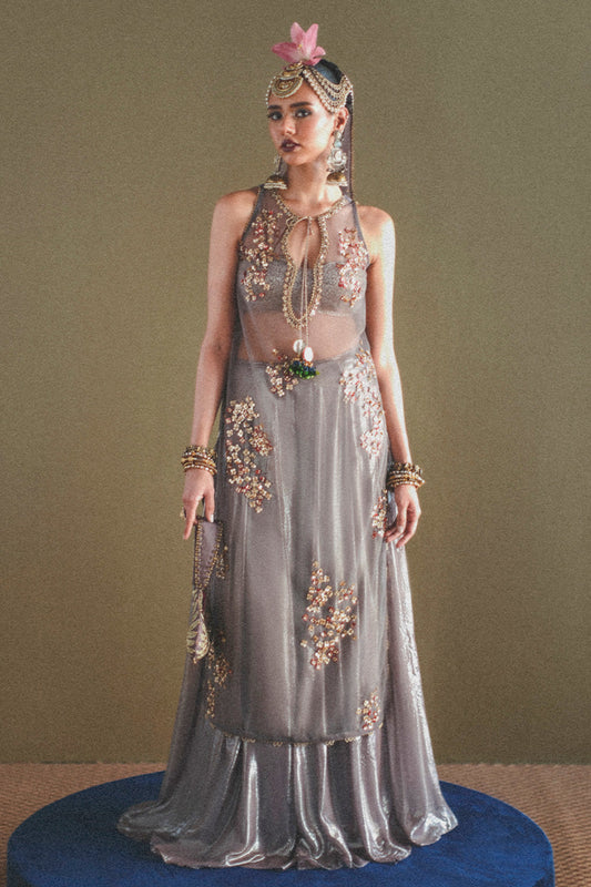 Haute Form I Dastaan Luxury Formals I Chamkeeli - Pakistani Designer Dress - by Haute Form - Type : Ladies Clothes - 100% Original at Saira Sultan