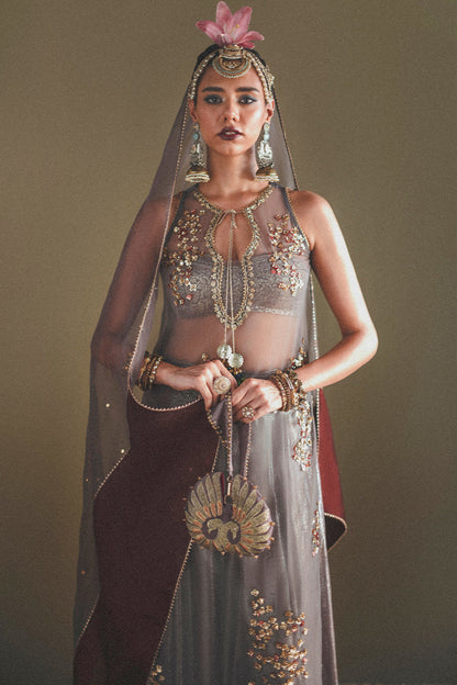 Haute Form I Dastaan Luxury Formals I Chamkeeli - Pakistani Designer Dress - by Haute Form - Type : Ladies Clothes - 100% Original at Saira Sultan