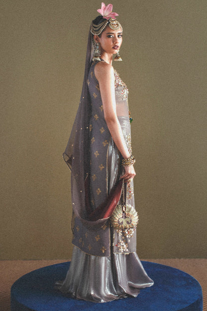 Haute Form I Dastaan Luxury Formals I Chamkeeli - Pakistani Designer Dress - by Haute Form - Type : Ladies Clothes - 100% Original at Saira Sultan
