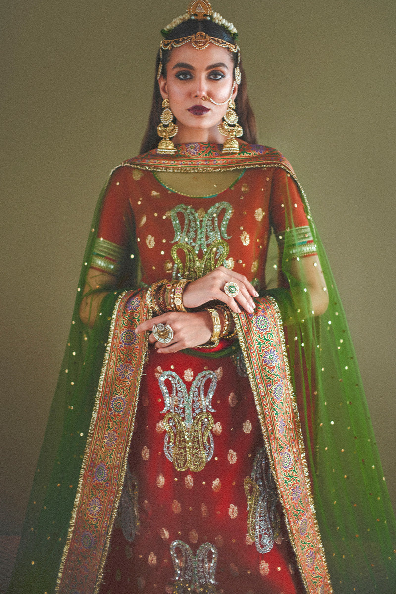 Haute Form I Dastaan Luxury Formals I Laal Pari - Pakistani Designer Dress - by Haute Form - Type : Ladies Clothes - 100% Original at Saira Sultan