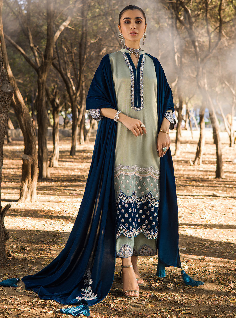 Zainab Chottani | Semi Formals | FEHYA - Pakistani Designer Dress - by Zainab Chottani | Type: Formal - 100% Original at Saira Sultan