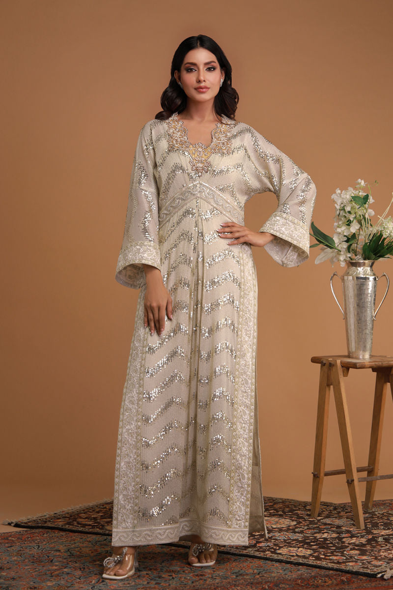 Shamaeel Ansari | Ramadan Edit 25 | RF-02 L Off White Shimmer