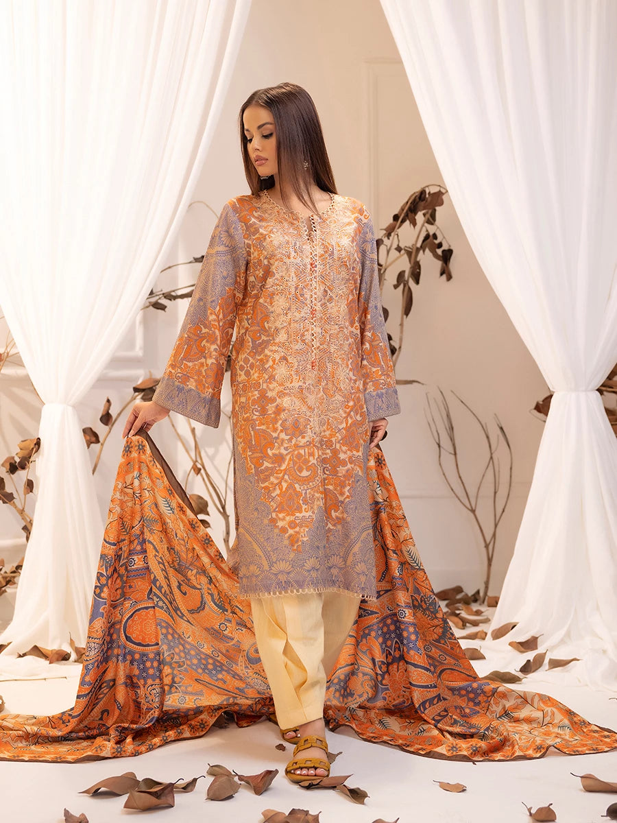 Salitex | Khaddar 24 | K-02 Custom Size Beige Khaddar