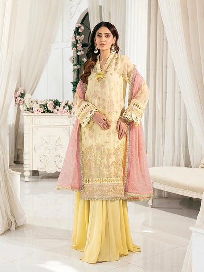 Salitex | Signature Festive Chiffon | SUNS7CH040UT Custom Size Yellow Chiffon