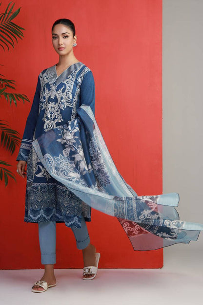 Shamaeel Ansari | Gulrang Lawn | Gulrang-03 - Pakistani Designer Dress - by Shamaeel Ansari - Type : Ladies Clothes - 100% Original at Saira Sultan