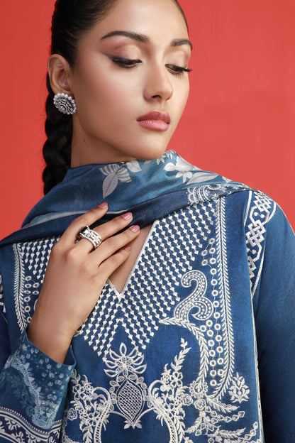 Shamaeel Ansari | Gulrang Lawn | Gulrang-03 - Pakistani Designer Dress - by Shamaeel Ansari - Type : Ladies Clothes - 100% Original at Saira Sultan