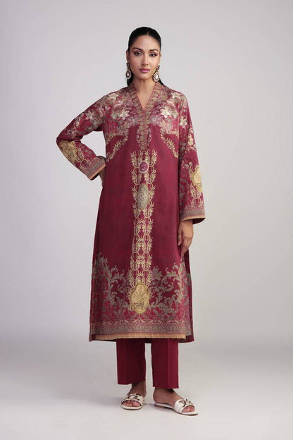 Shamaeel Ansari | Gulrang Lawn | Gulrang-05 - Pakistani Designer Dress - by Shamaeel Ansari - Type : Ladies Clothes - 100% Original at Saira Sultan