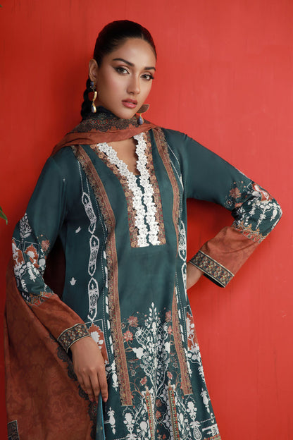 Shamaeel Ansari | Gulrang Lawn | Gulrang-06 - Pakistani Designer Dress - by SHA - Type :  - 100% Original at Saira Sultan