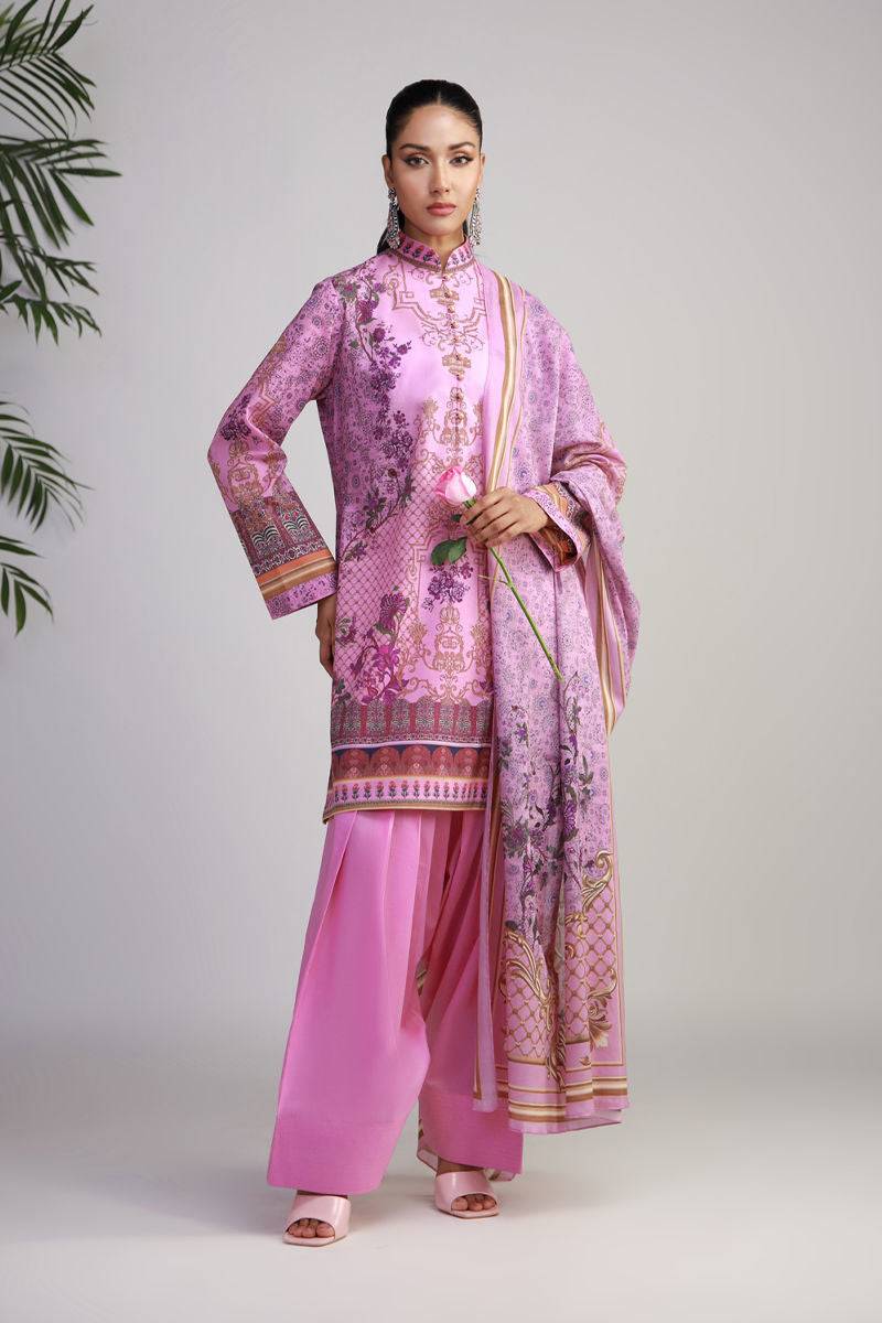 Shamaeel Ansari | Gulrang Lawn |Gulrang-09 - Pakistani Designer Dress - by Shamaeel Ansari - Type : Ladies Clothes - 100% Original at Saira Sultan
