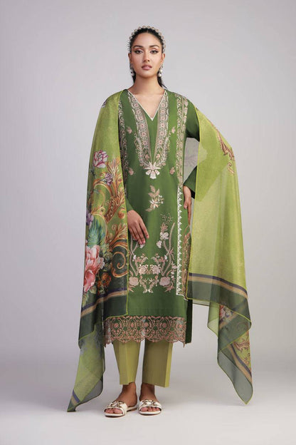 Shamaeel Ansari | Gulrang Lawn | Gulrang-10 - Pakistani Designer Dress - by Shamaeel Ansari - Type : Ladies Clothes - 100% Original at Saira Sultan