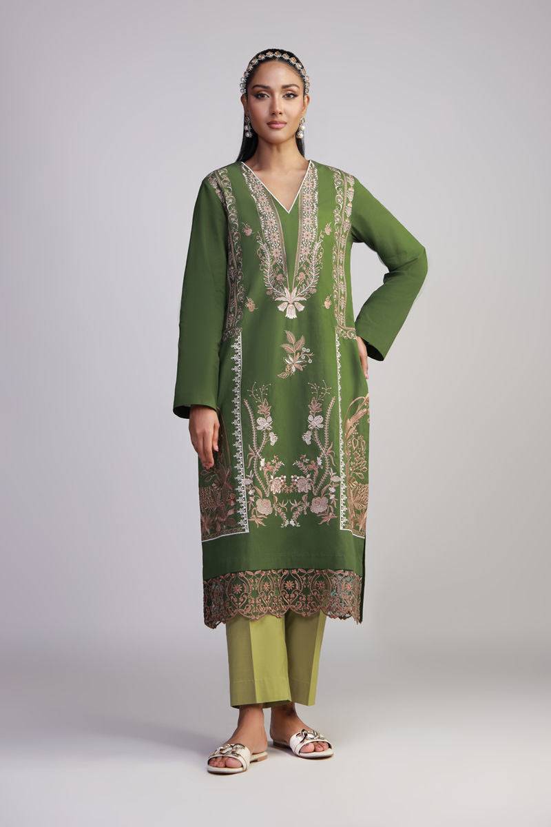 Shamaeel Ansari | Gulrang Lawn | Gulrang-10 - Pakistani Designer Dress - by Shamaeel Ansari - Type : Ladies Clothes - 100% Original at Saira Sultan