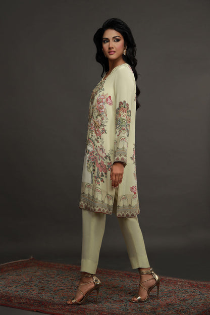 Shamaeel ansari | Flora Belle |Flora-02 - Pakistani Designer Dress - by Shamaeel Ansari - Type : Ladies Clothes - 100% Original at Saira Sultan