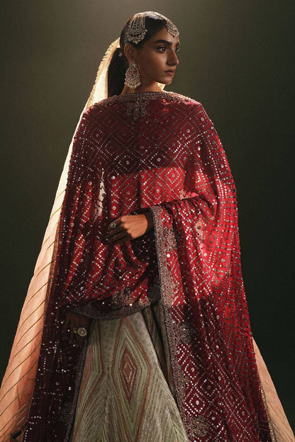 MNR | Gota Shota Vol 2 | RATAN - Pakistani Designer Dress - by MNR | Type: Bridal - 100% Original at Saira Sultan