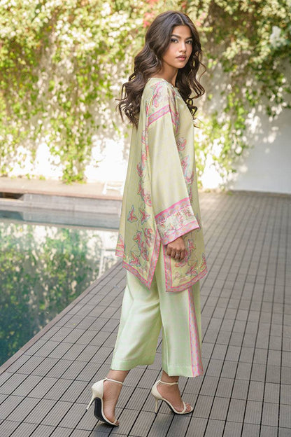 Fatima Khan | Eid Digital Silk Prints | Blossoms - Pakistani Designer Dress - by Fatima Khan | Type: Ladies Clothes - 100% Original at Saira Sultan