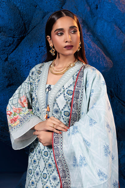 Bonanza Satrangi | Spa Blue 3 Pc (1W24P3P177)