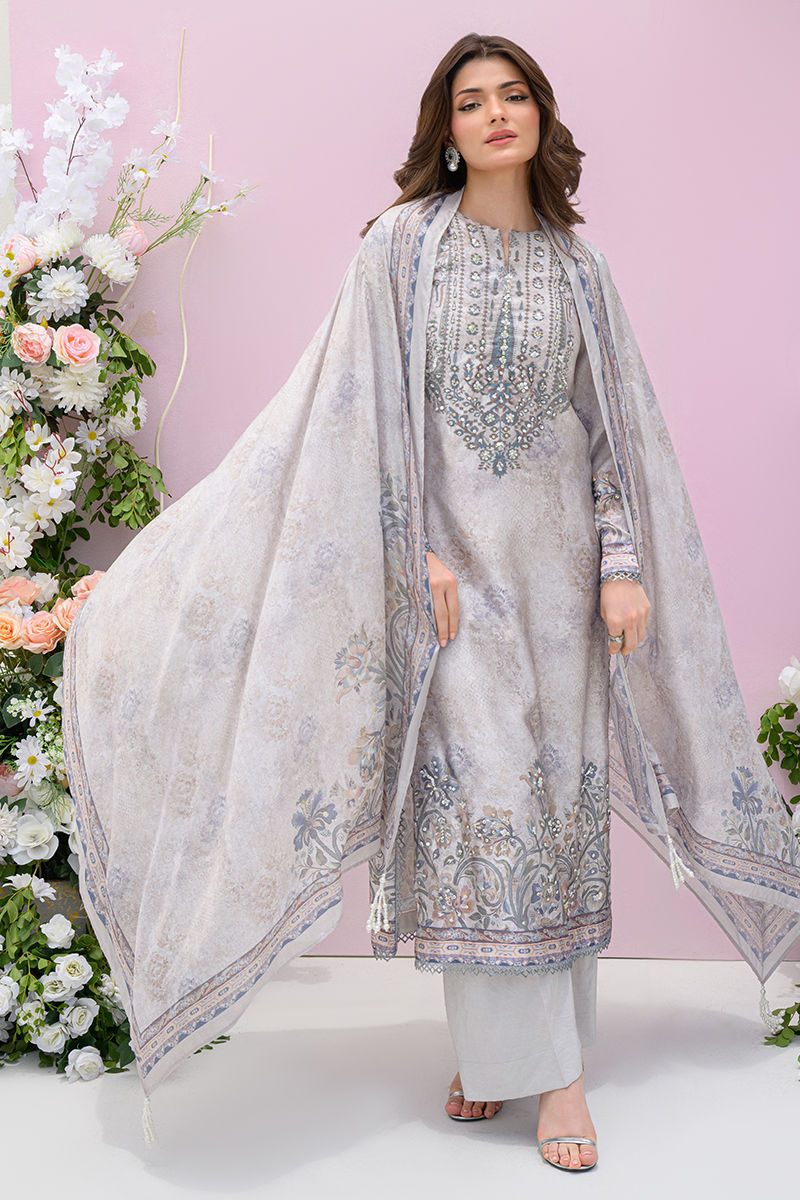 Fatima Khan | Prints and Petals | Moonlit Grace - Pakistani Designer Dress - by Fatima Khan - Type : Ladies Clothes - 100% Original at Saira Sultan